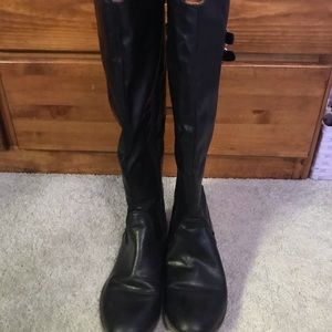 Fergalicious Long Black Riding Boots